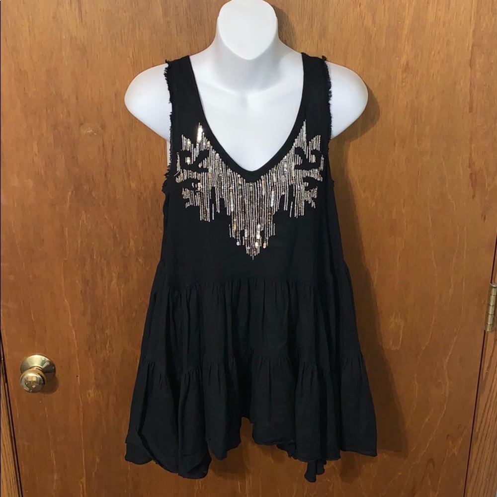 Free People Sequin Tunic